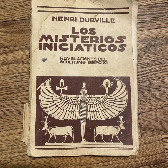 LOS MISTERIOS INICIATICOS. ENSENYANZAS OCULTAS DEL LIBRO By Henri Durville 1958/ - Picture 1 of 10